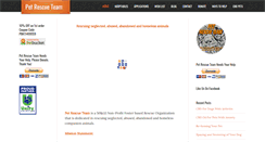 Desktop Screenshot of petrescueteam.com
